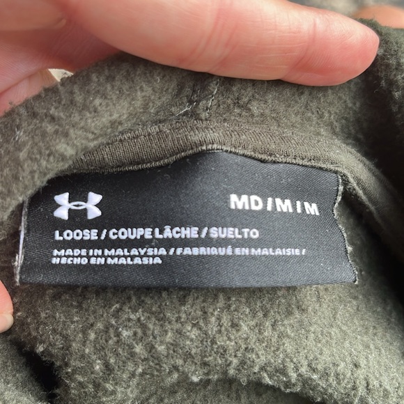 EUC under armor forest green hoodie - Picture 8 of 11